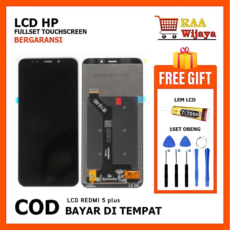 [ORIGINAL] LCD REDMI 5 PLUS FULLSET TOUCHSCREEN