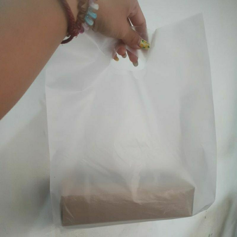 

Shopping Bag Plong Bening 25x35 cm isi 100lbr
