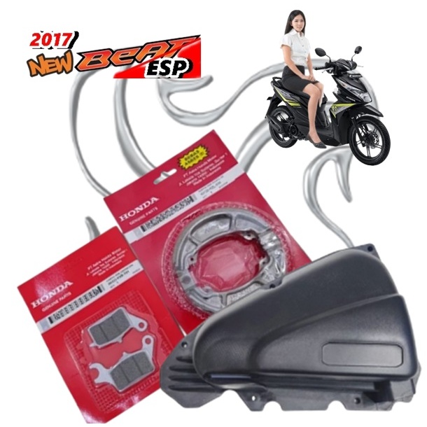 batok kepala Box Filter K44 K25 Beat F1 Esp, Beat Pop Beat 2015-2019 Plus Kampas Rem Depan Belakang
