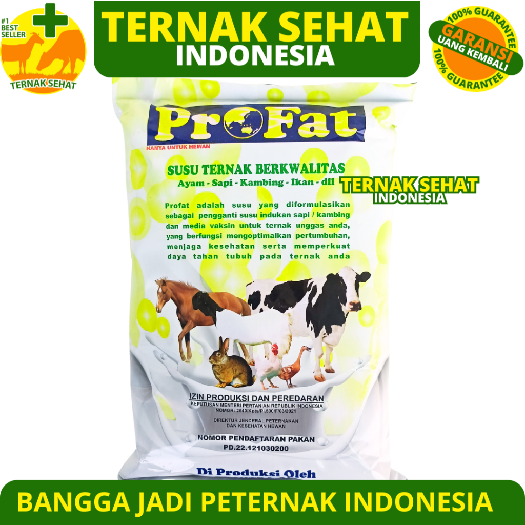 PROFAT SUSU TERNAK KAMBING 1KG - Susu Hewan Ternak untuk Sapi Kambing Ikan Ayam