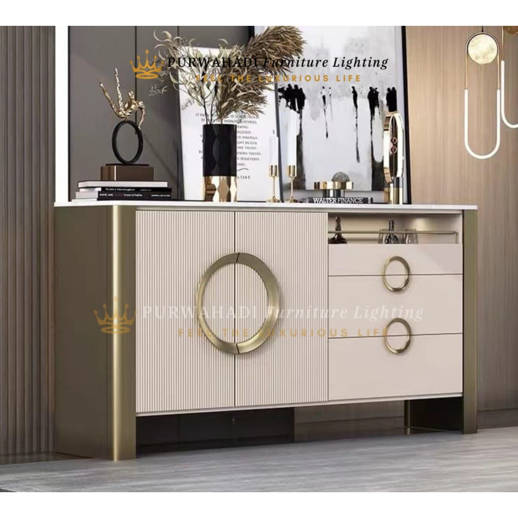 LEMARI BUFET MINIMALIS IMPORT | BUFET TV | BUFET KONSUL SERBAGUNA | LEMARI TV | LEMARI MULTIFUNGSI