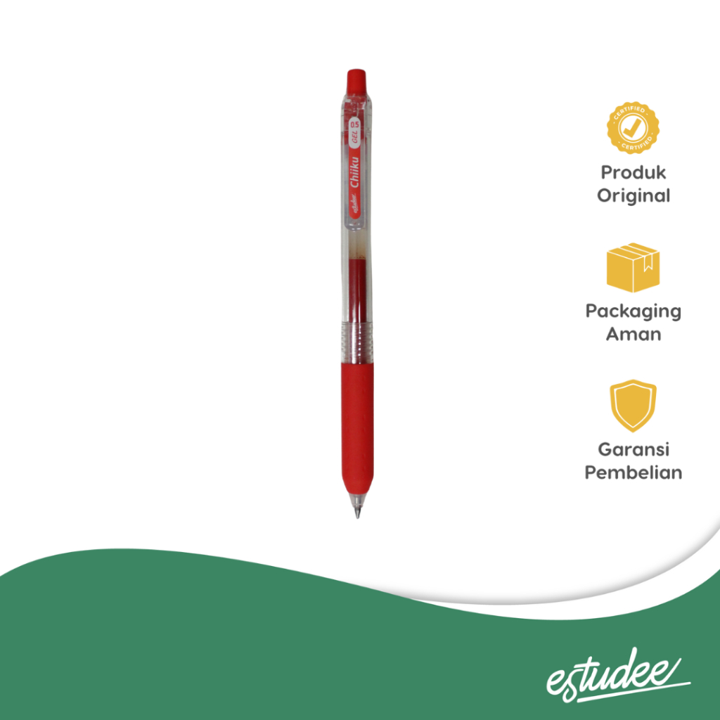 

ESTUDEE CHIIKU GELPEN 0.5 RED EGP-26