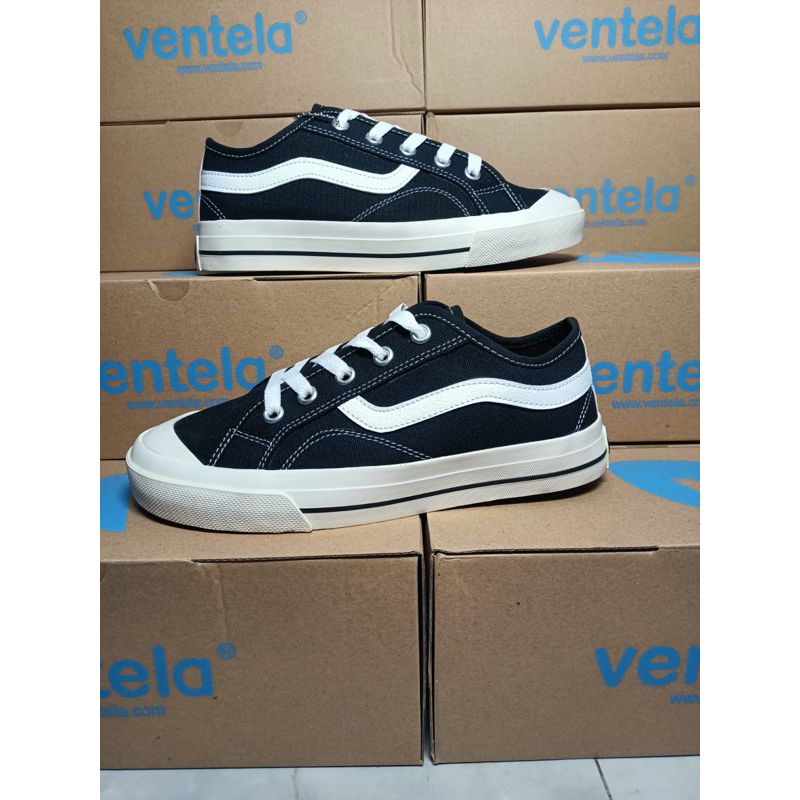 Sepatu ventela hitam tali pria / wanita