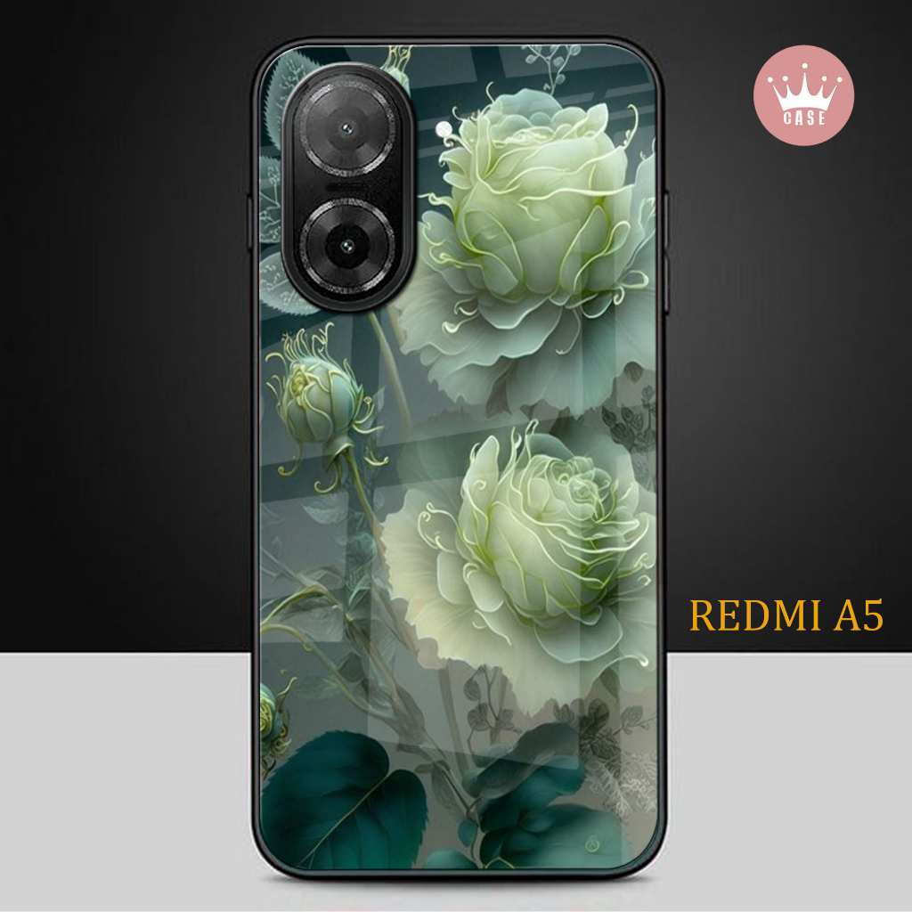 Softcase Kaca XIAOMI REDMI A5 - casing handphone - REDMI A5 [S180]