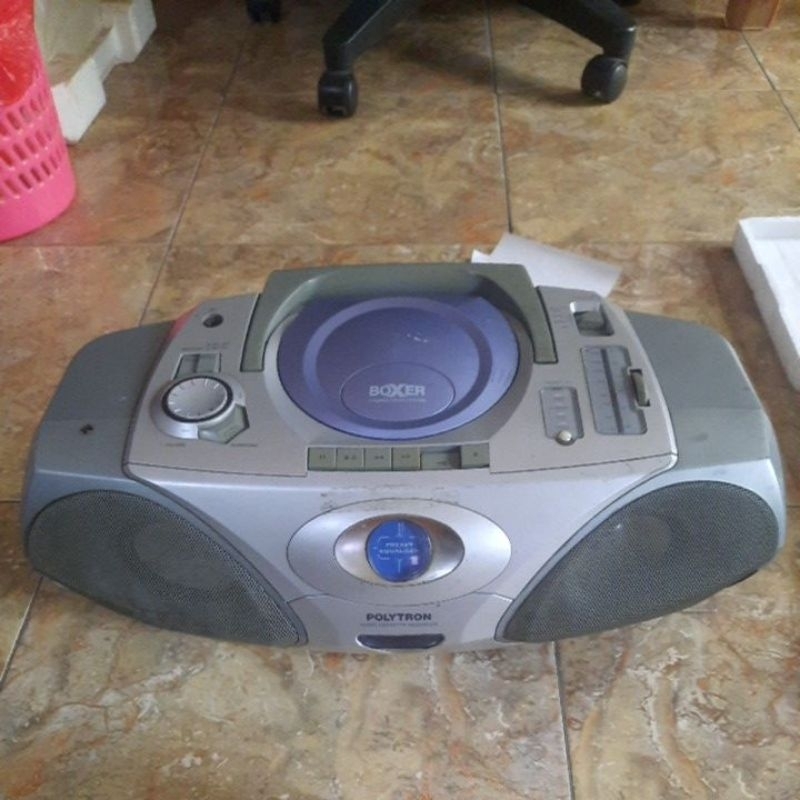 tape polytron boxer dynamic sound system fungsinya kaset pita , radio normal semua
