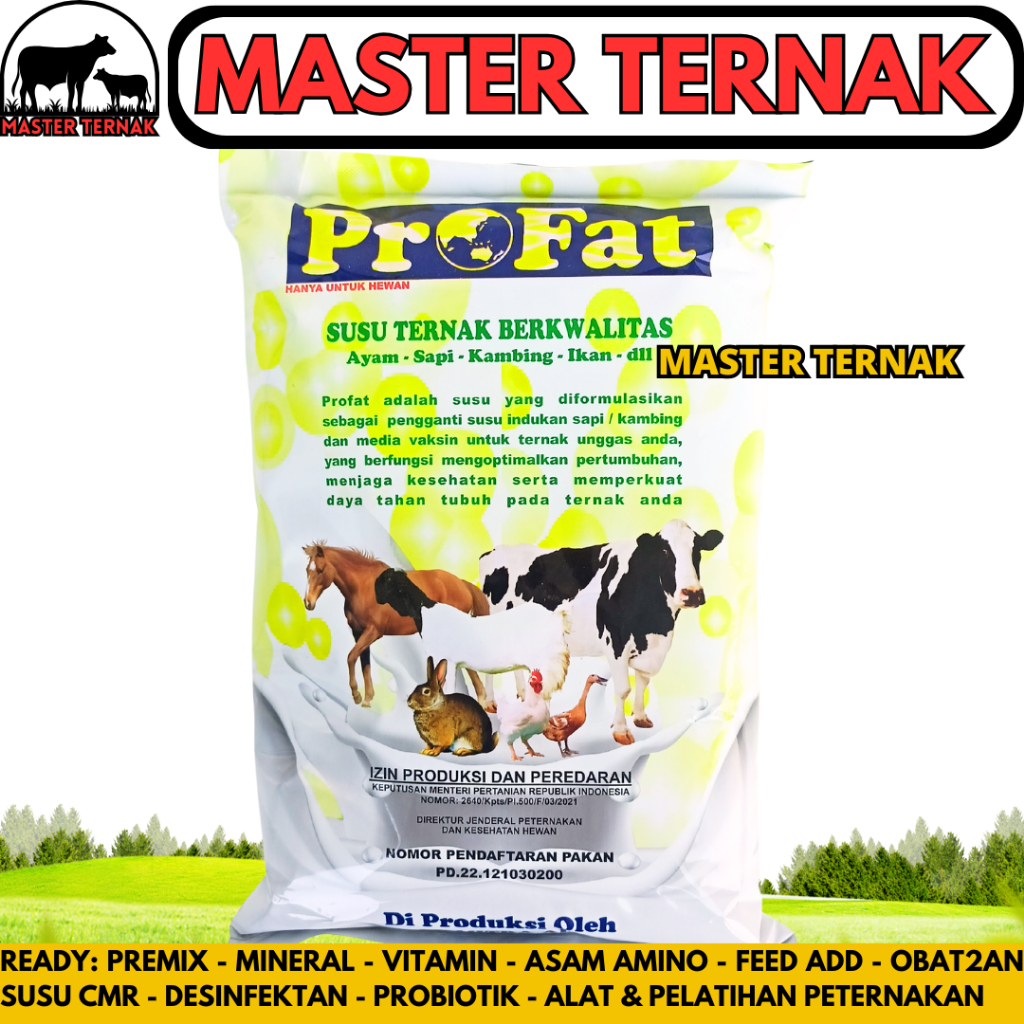 SUSU TERNAK PROFAT 1 KG - Susu Hewan Ternak untuk Sapi Kambing Ikan Ayam