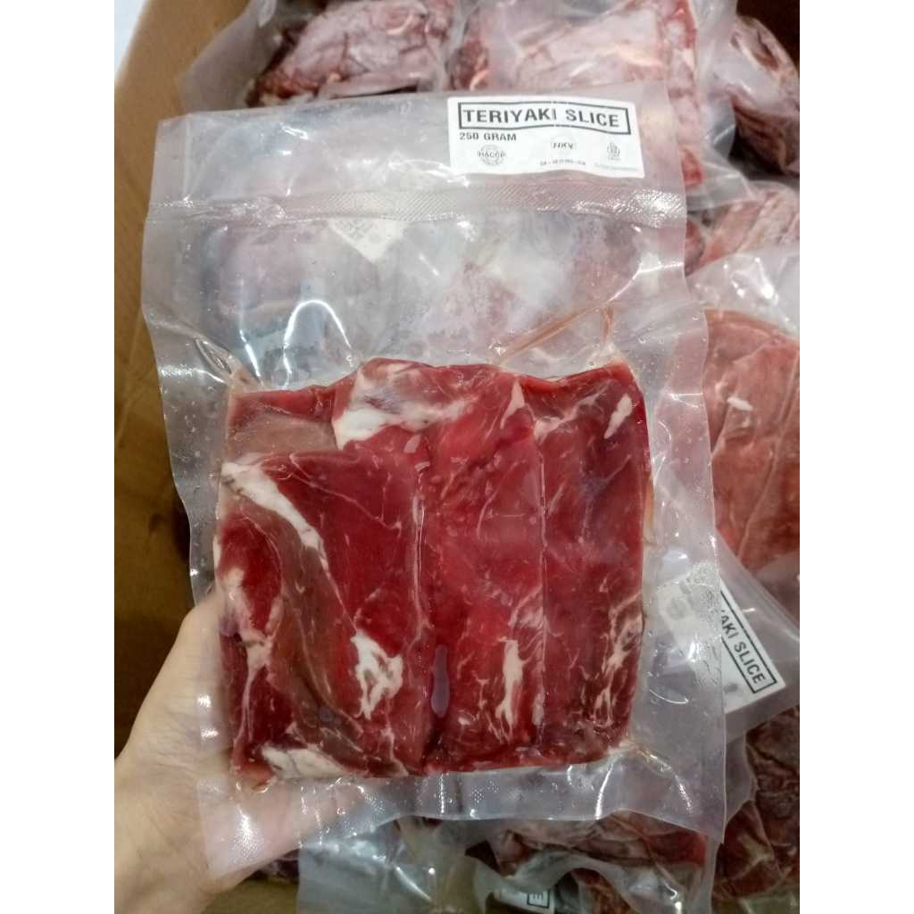

beef slice teriyaki 250 gram