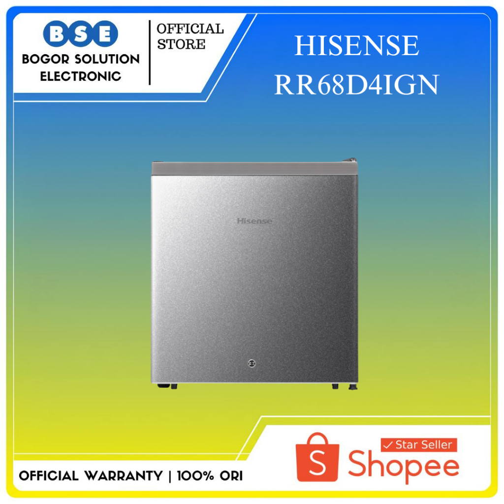 Kulkas Mini Bar Murah Hisense RR68D4IGN 42 Liter Kulkas Portable Mini