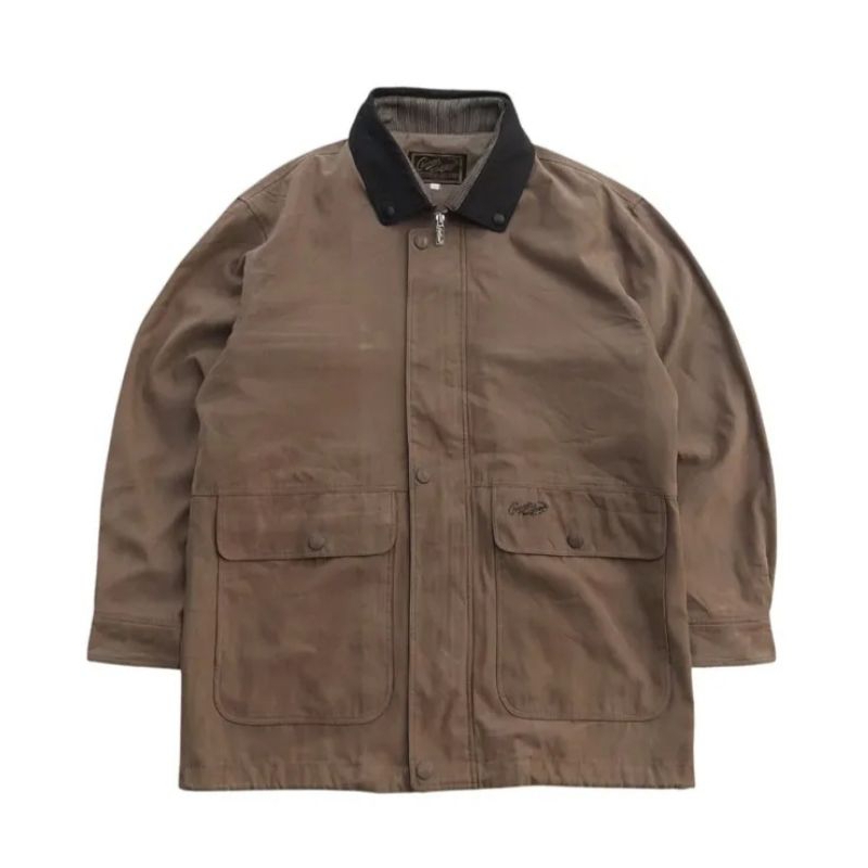 CROCODILE work jacket casual parka size M fit L (P76xL58)