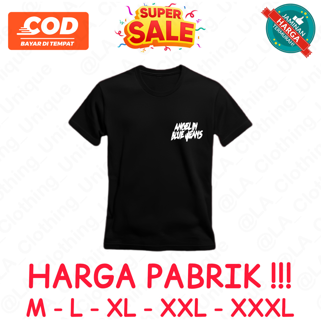 TRAIN BJ - Baju Kaos Distro Cotton Combed 24S T-Shirt Unisex (Pria & Wanita) Size M - 3XL