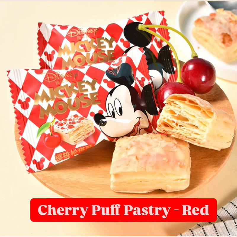 

[ECERAN] DISNEY COLLECTION PUFF PASTRY RASA CRANBERRY ALMOND CHERRY SNACK IMPORT KEKINIAN VIRAL