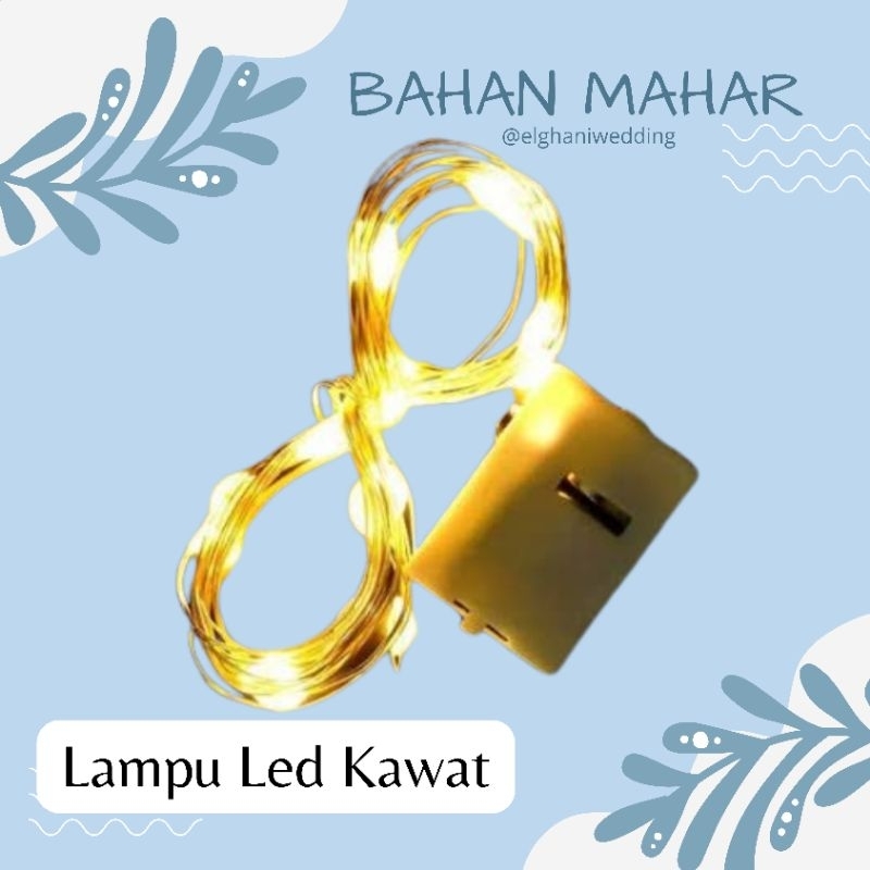 Lampu LED Kawat Mini - Lampu LED Mahar - Lampu Mahar
