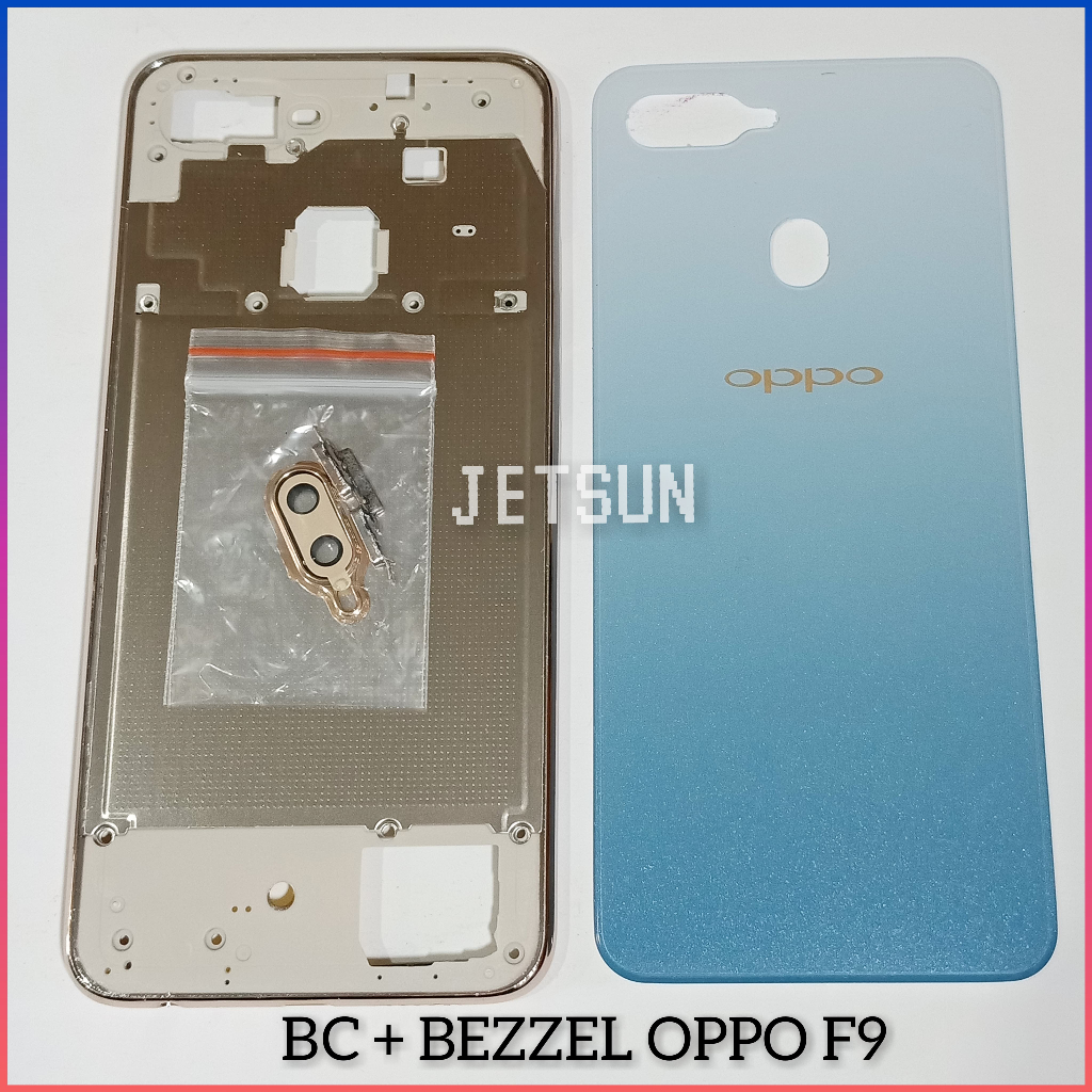 FER BACKDOOR + BEZZEL OPPO F9 ORI
