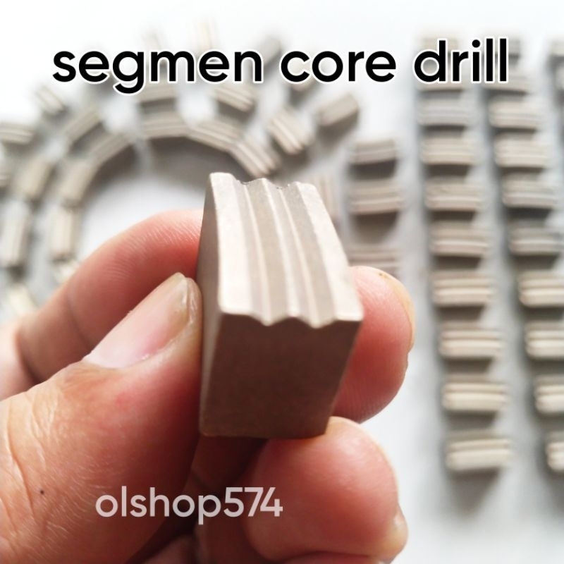 Segmen Mata Bor Sumur Core Drill/Core Bit Segmen Tembus Batu/Asli Berkualitas Tinggi