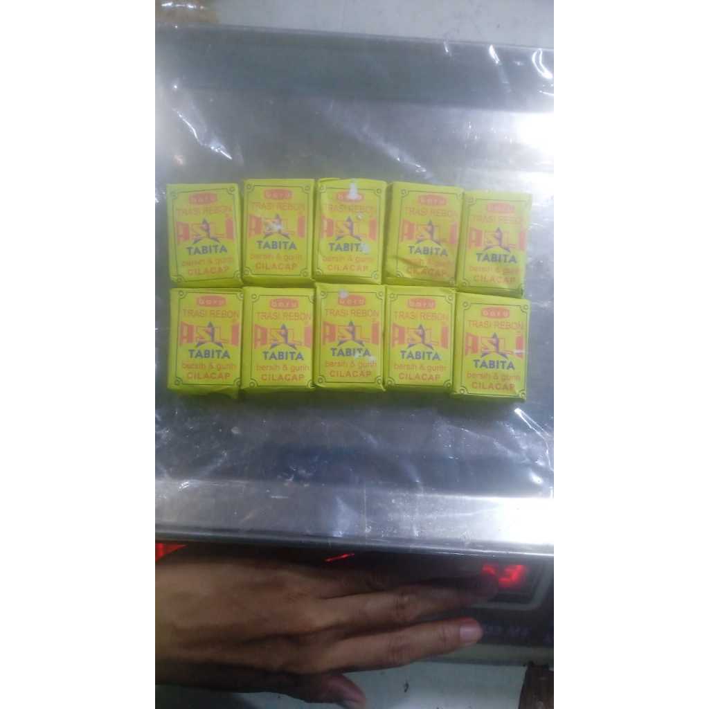

Terasi Tabita 1 pak isi 10 pcs