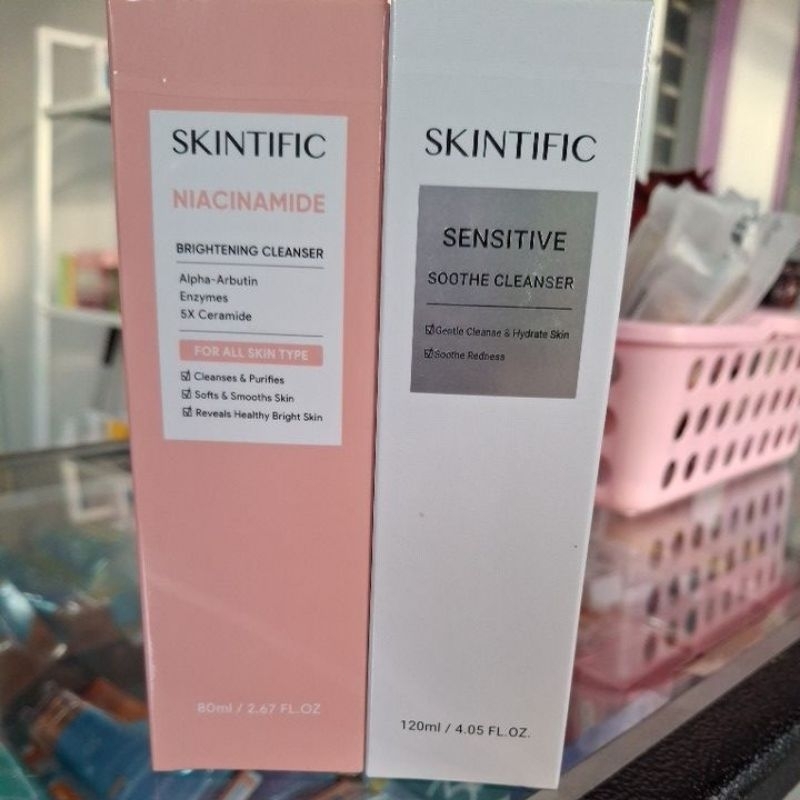 SKINTIFIC Facial Wash/Niacinamide Brightening/Sensitive Soothe