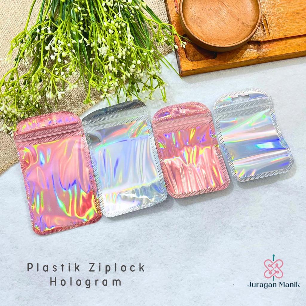 

10pcs PLASTIK ZIPLOCK TEBAL PLASTIK KLIP - PLASTIK HOLOGRAM