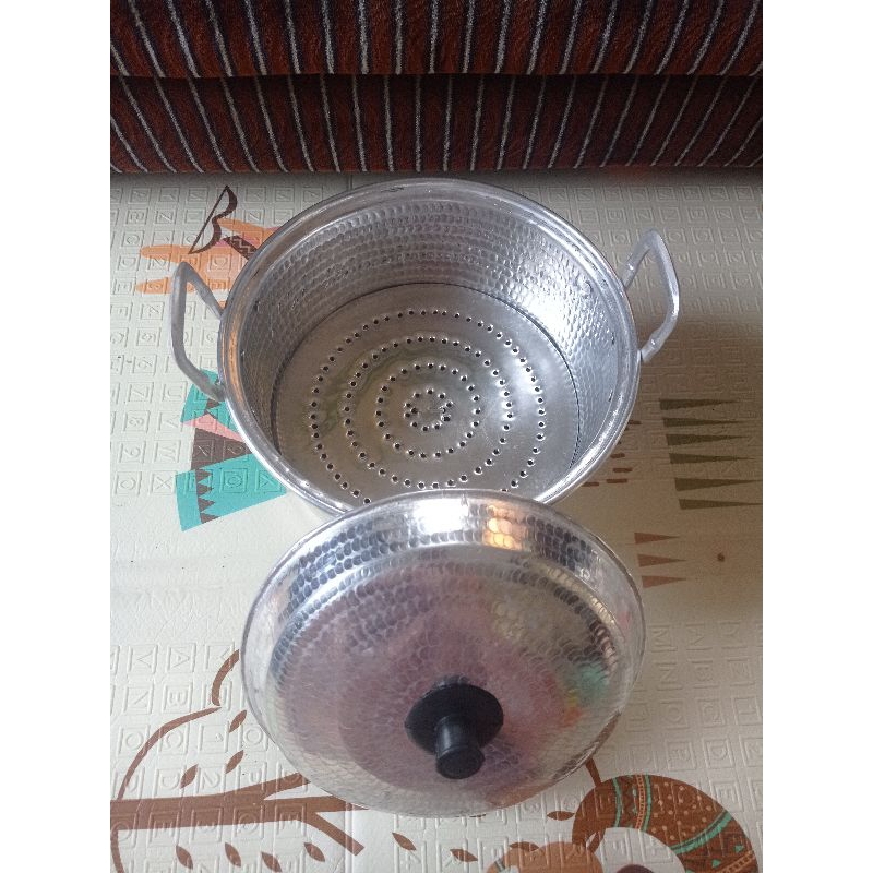 Dandang Kukusan/Dandang Sabruk 1kg Aluminium Tebal