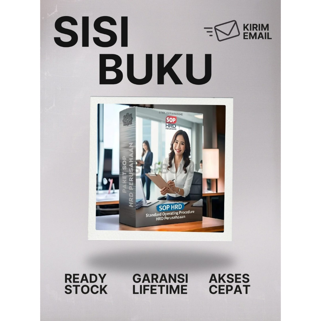 

[T-106] SOP HRD Perusahaan Lengkap + Flowchart Proses + Template Form + Jobdesc HRD