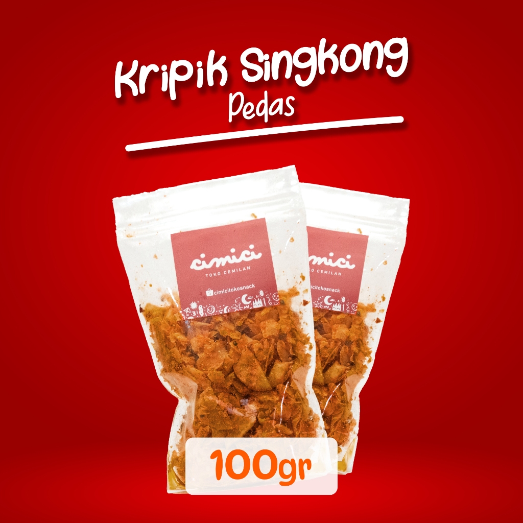 

Keripik kriwil/Kripik singkong Pedas 100 gram