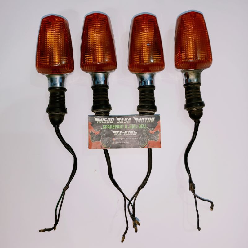LAMPU SEIN RITING ORIGINAL RX KING 2002-2004 SECOND LEPASAN KOMPLIT BAUT+KARET MULUS BERKUALITAS MUR