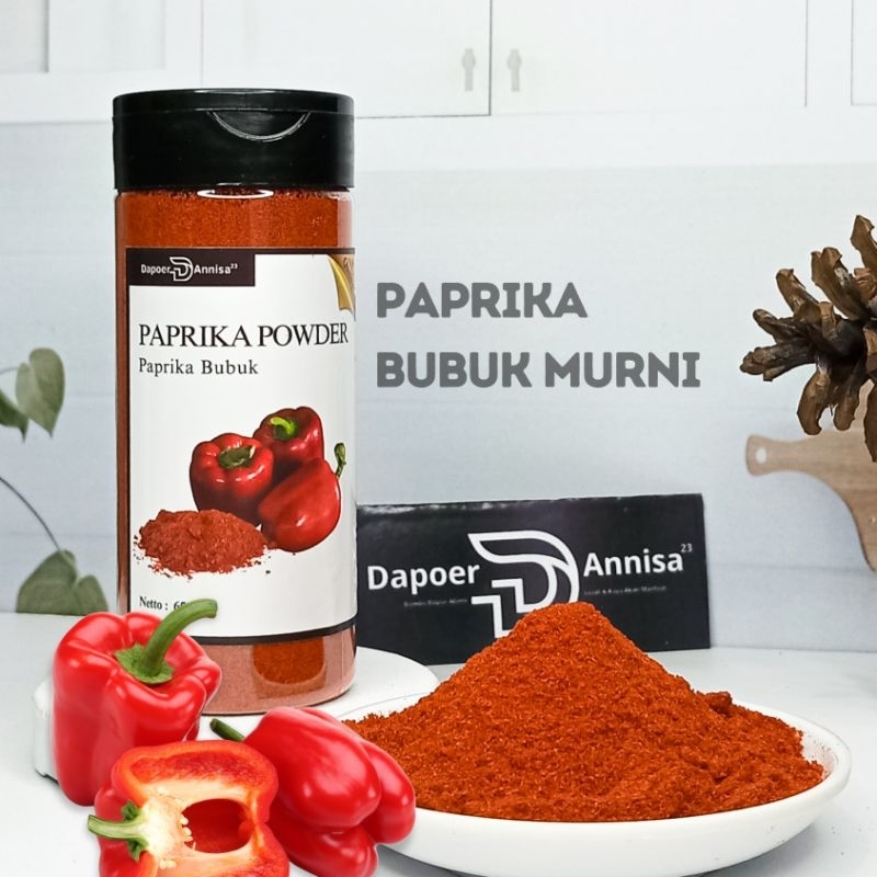

Paprika Bubuk Murni Rempah Asli Pilihan Dapoer Annisa