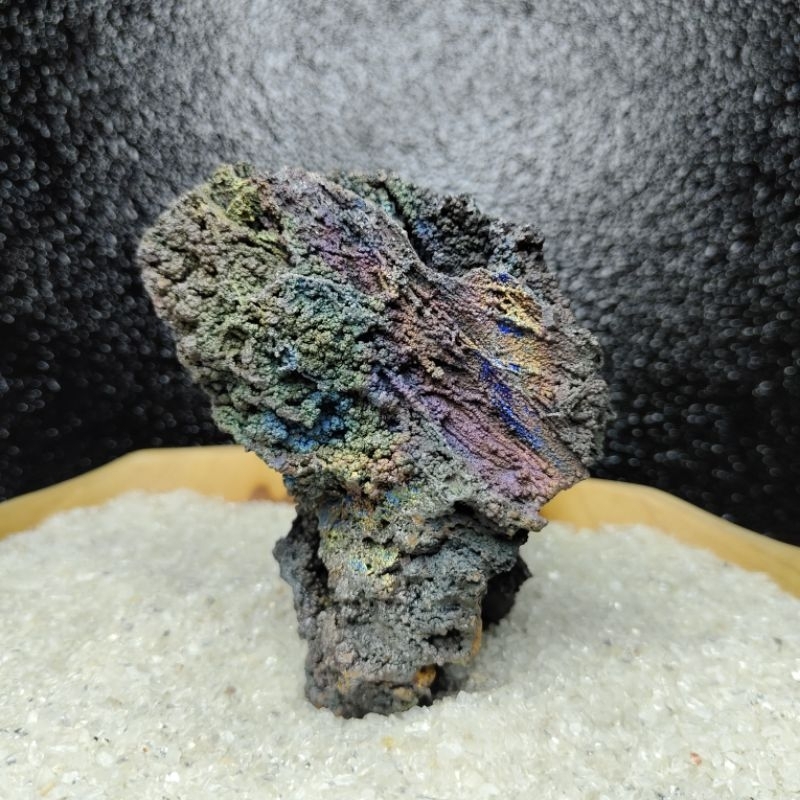 Leklai Goethite Birdnest Colourful with Prosperity Hole Sacred Mineral Natural Stone Leklai Malaysia