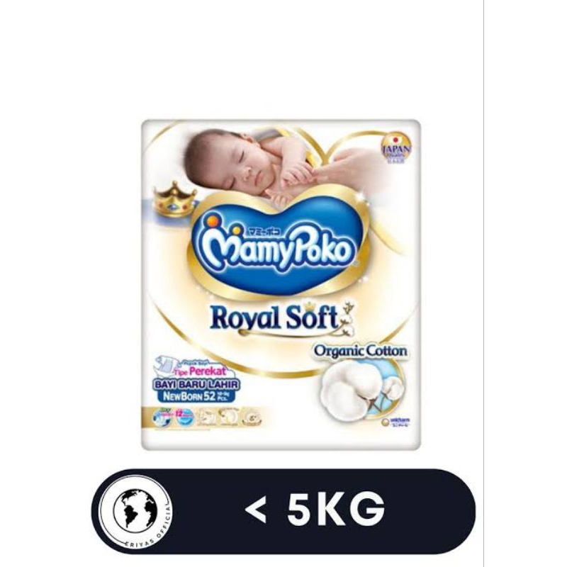 Pampers mamypoko royal soft NB isi 62