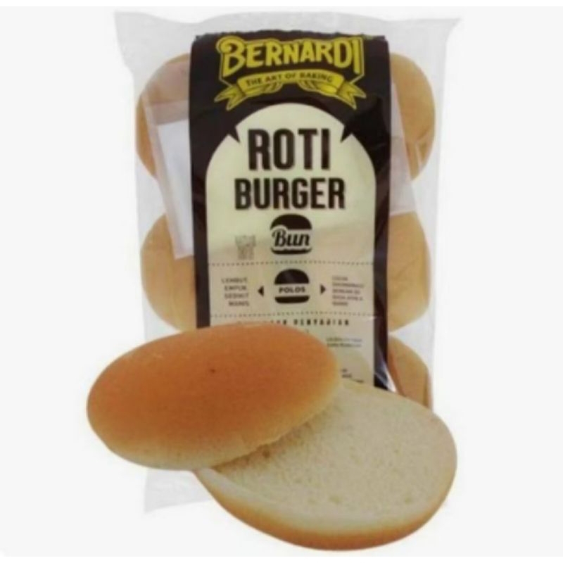 

ROTI BURGER POLOS BERNARDI ISI 6 PCS
