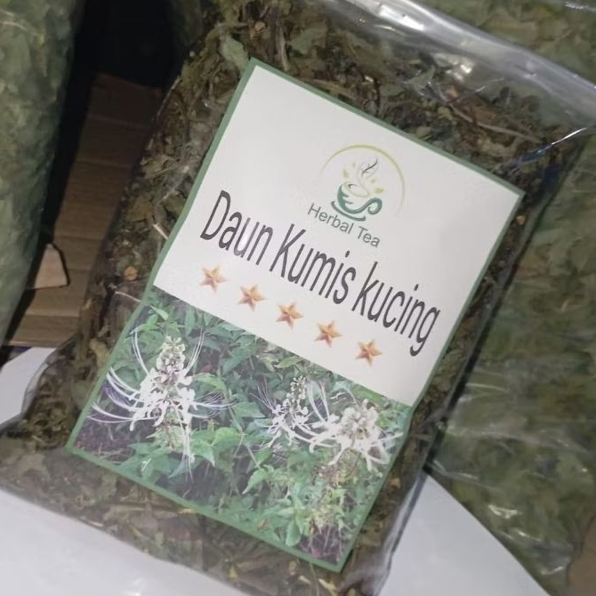 

Daun kumis kucing kering 500 gram sama batang-az