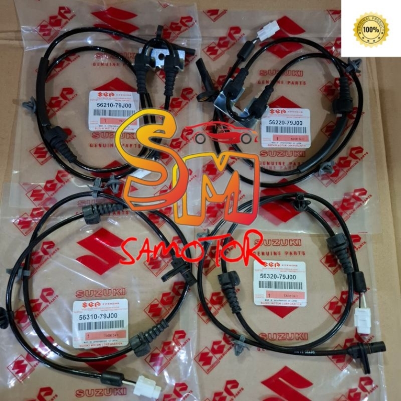 Sensor ABS depan + belakang 4pcs suzuki Xover SX4 Asli japan