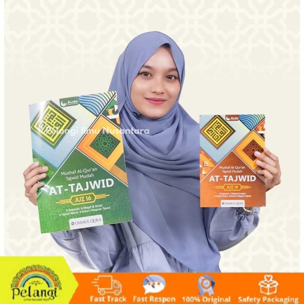 Pelangi Ilmu Nusantara - Al Qur'an AT TAJWID Juz Per Tajwid A5 A4