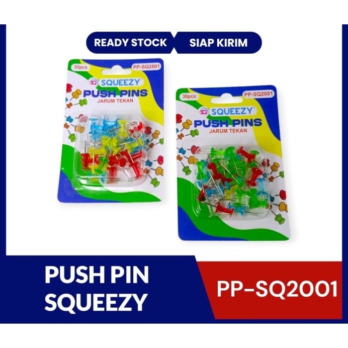 

(1 Set) Push Pin Warna Murah Merek Random / Jarum Tekan / Paku Payung Murah Merek Random