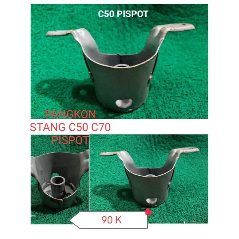 PANGKON STANG DUDUKAN STANG HONDA C50 C70 C90 PISPOT SHOCK ORIGINAL