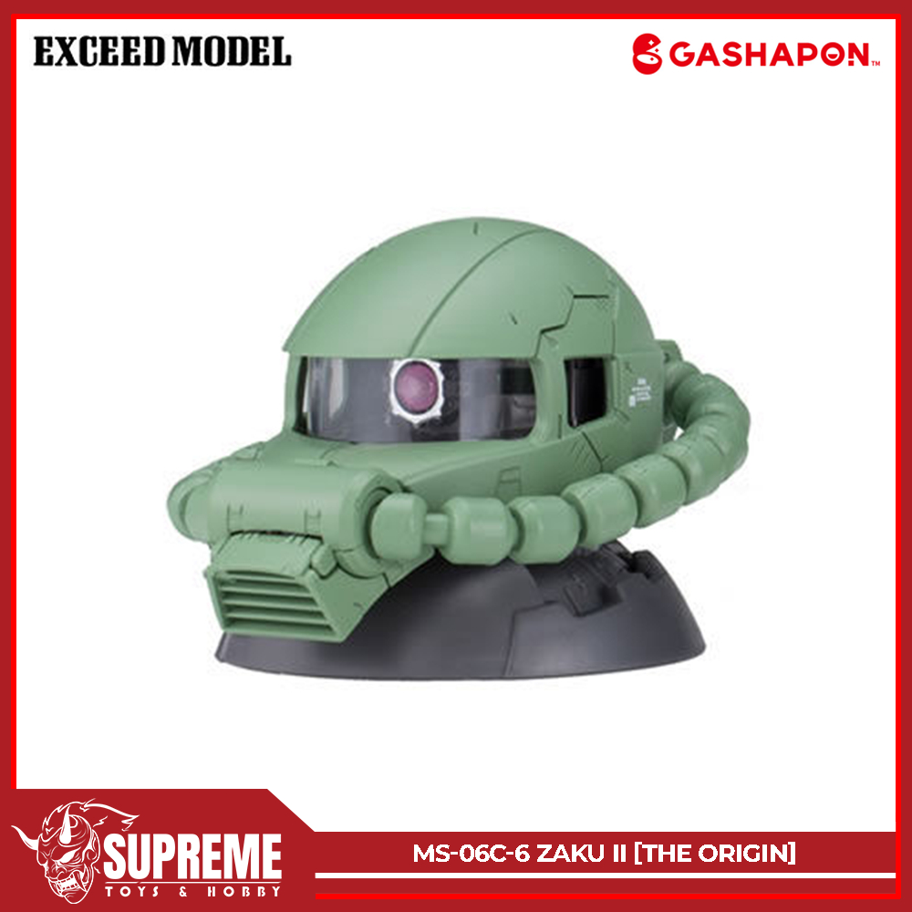 EXCEED Gundam Model Zaku Head 5 - MS-06C-6 Zaku II ( The Origin )
