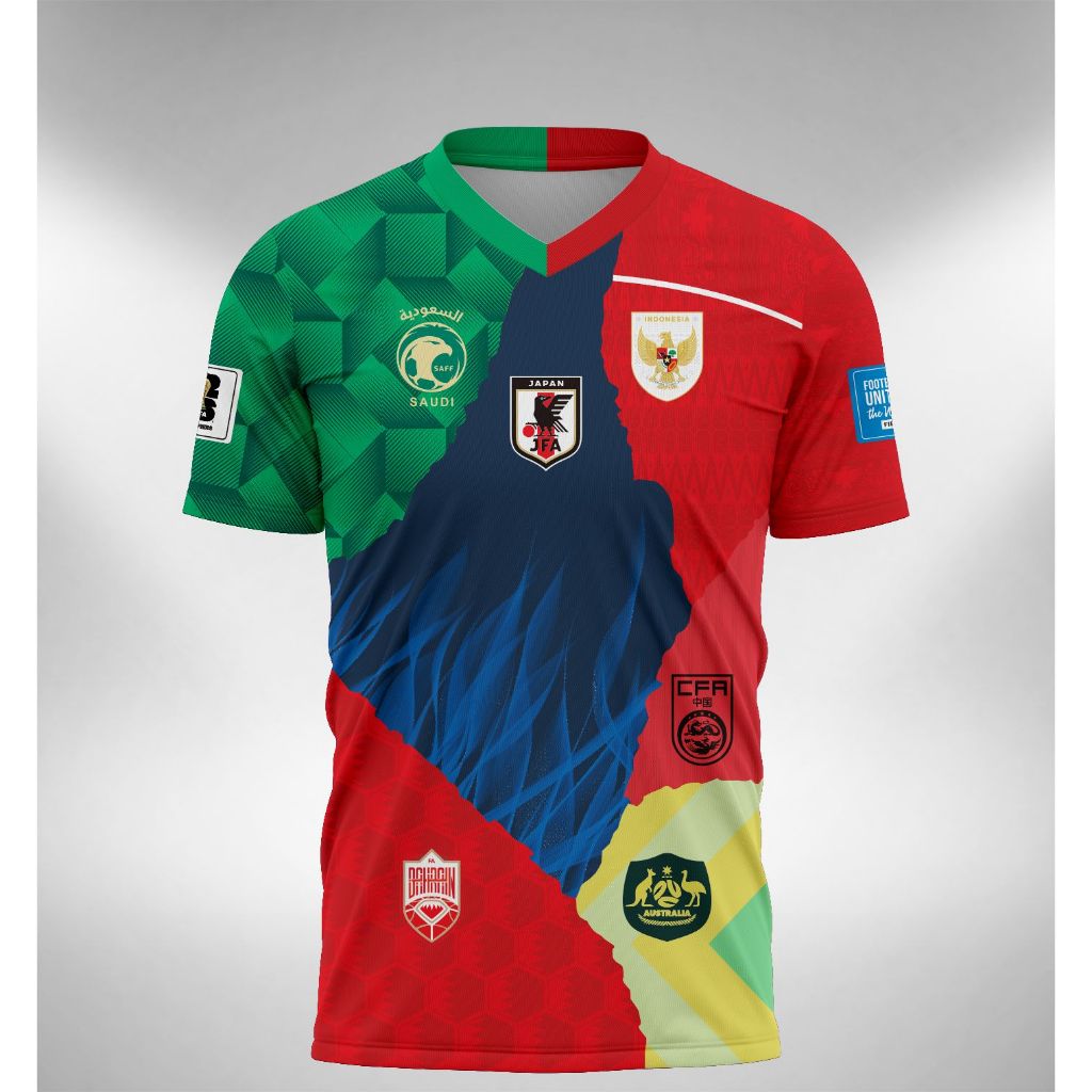 JERSEY PESERTA KUALIFIKASI PIALA DUNIA 2026 ZONA ASIA RONDE 3 MIX KOMBINASI