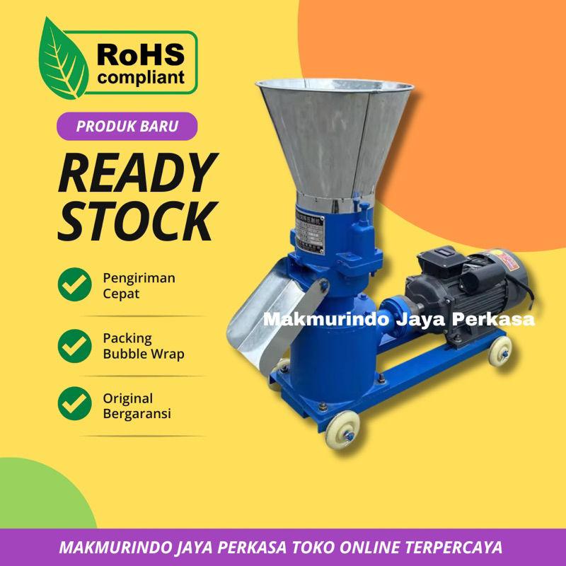 mesin pelet ikan / pencetak pakan ikan set Dinamo 4,5kw 220V 1phase