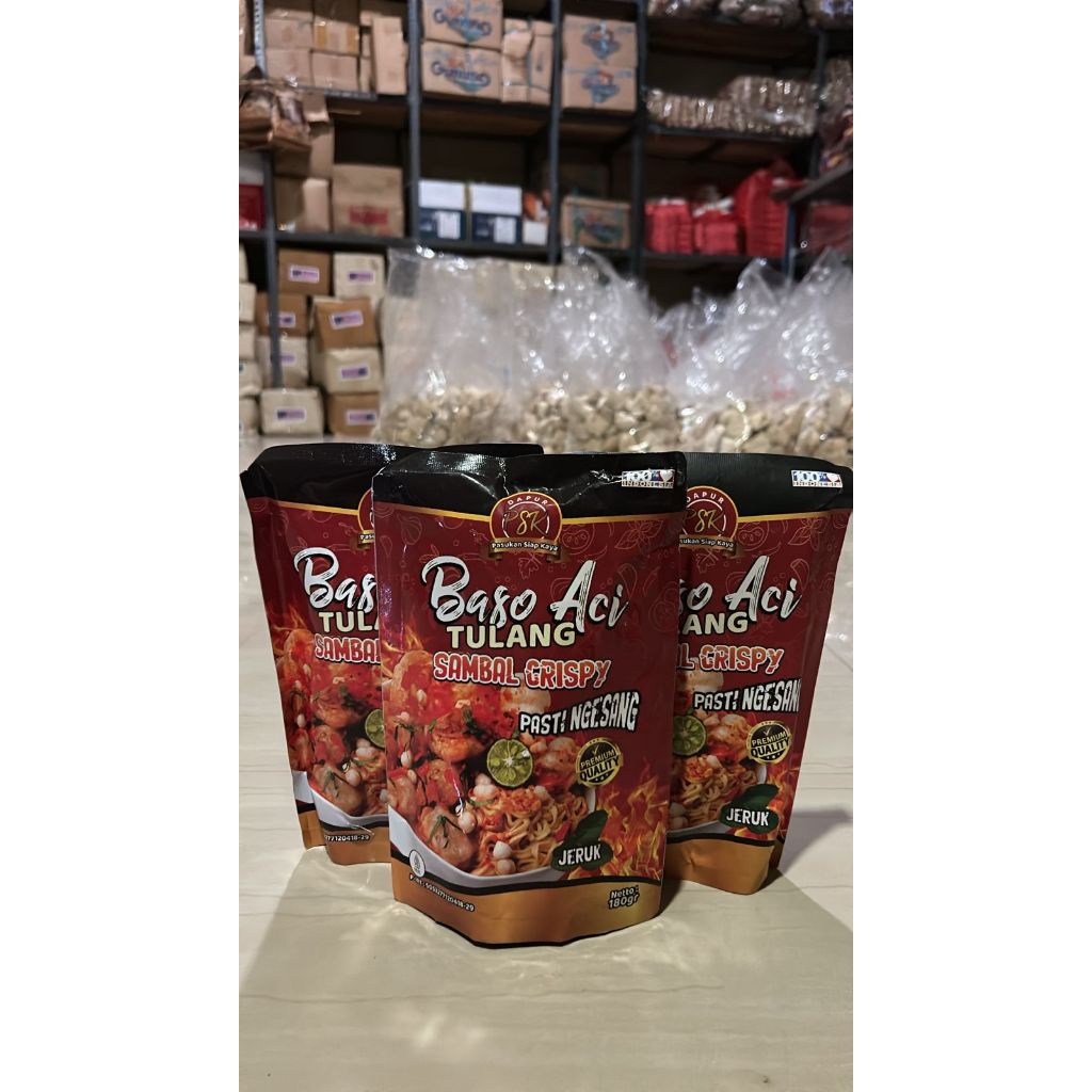 

BACI | Baso Aci Tulang Rangu Super Pedas, Sambal Crispy Premium Quality