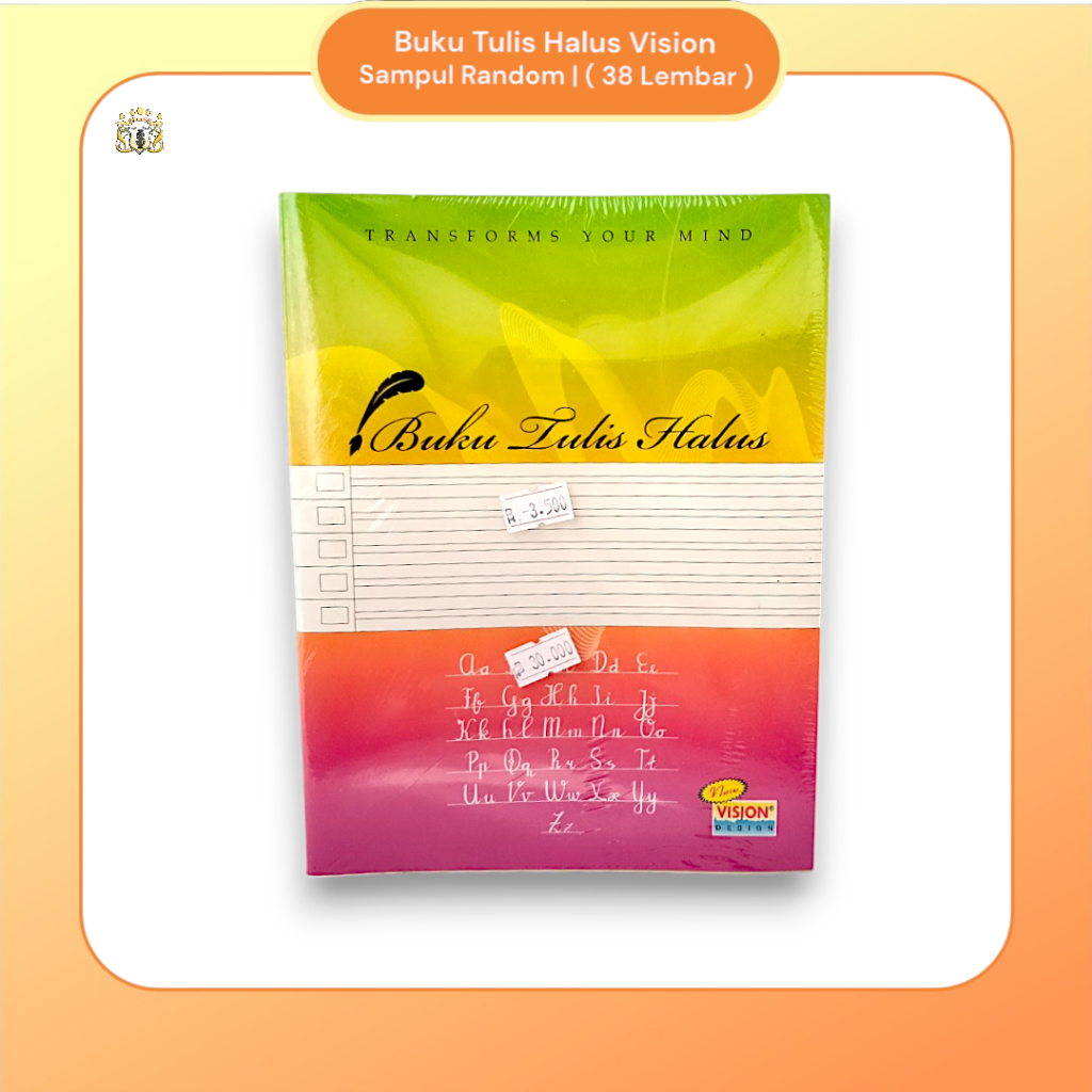 

[ 1 Pack ] Buku Tulis Halus Vision Isi 38 Lembar / Buku Latin / Buku Sekolah