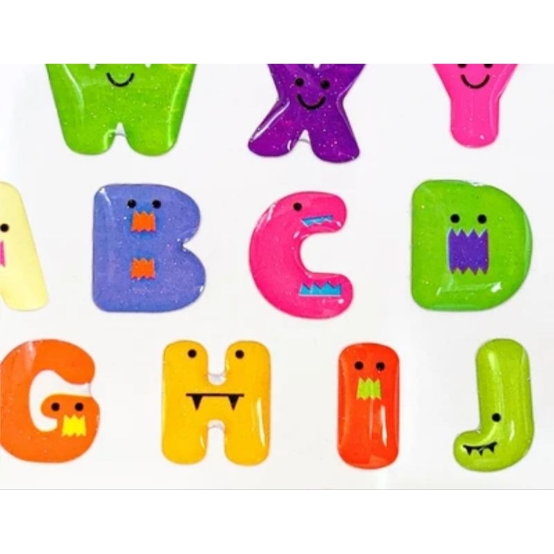 

Kiddy Fun Funny Stiker Jelly Alphabet - Mix