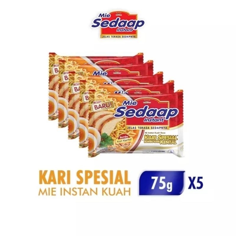

Mie Sedaap Kari Kuah Spesial 5 Pcs