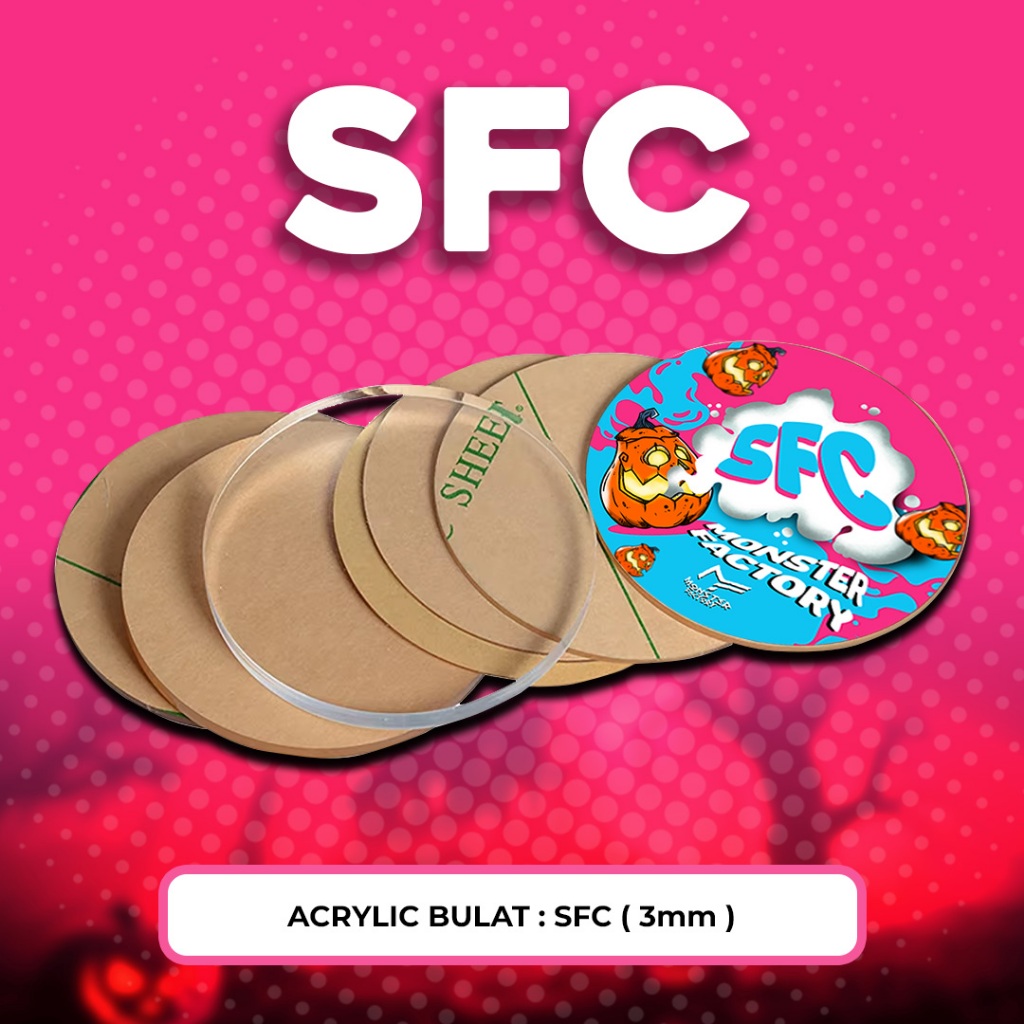 

Acrylic Bulat SFC Monster - Ukuran 3mm - Isi 2 Pcs Sepasang