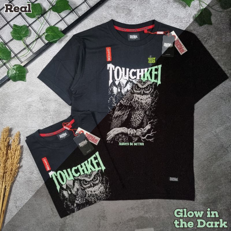 Kaos Touchkei Glow in The Dark Menyala Dalam Gelap