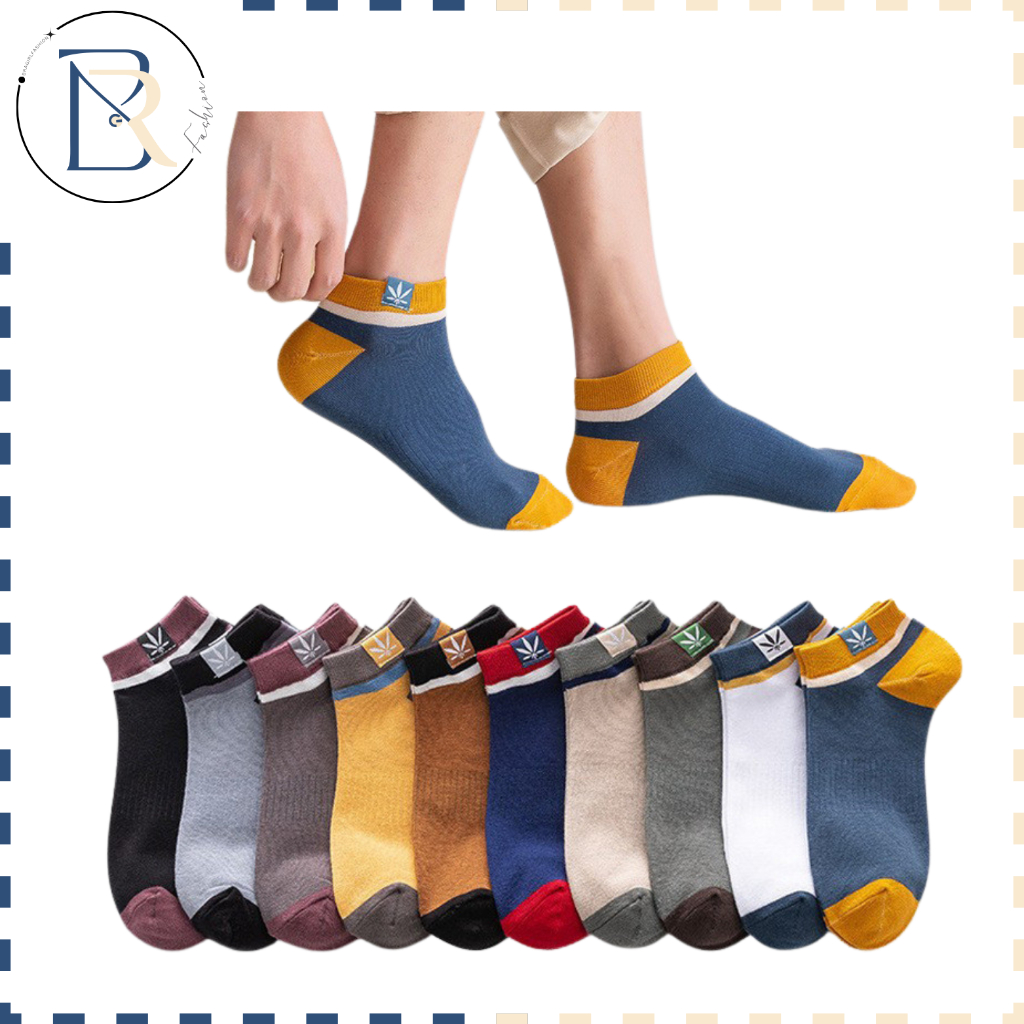 Bra Girl Fashion - Kaos Kaki Semata Kaki Dewasa Motif Daun Lucu