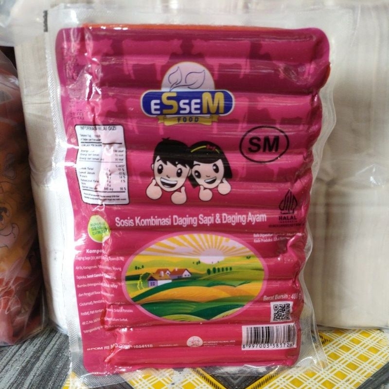 

Essem Sosis Kombinasi Daging Ayam & Sapi