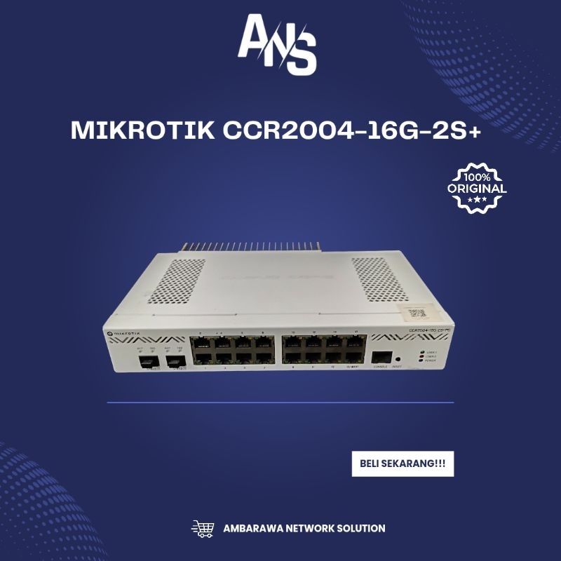 Mikrotik CCR 2004 16G 2S+ CCR2004-16G-2S+