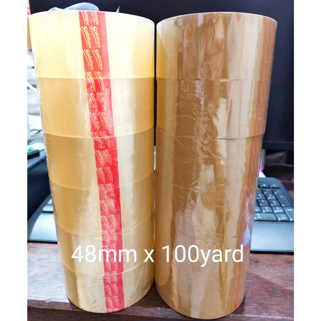 

Plakban / Lakban Solatape 48x100 yard (1 SLOP isi 6)