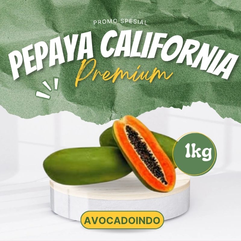 

pepaya california manis dan lezat dikirim keadaan mentah 1kg