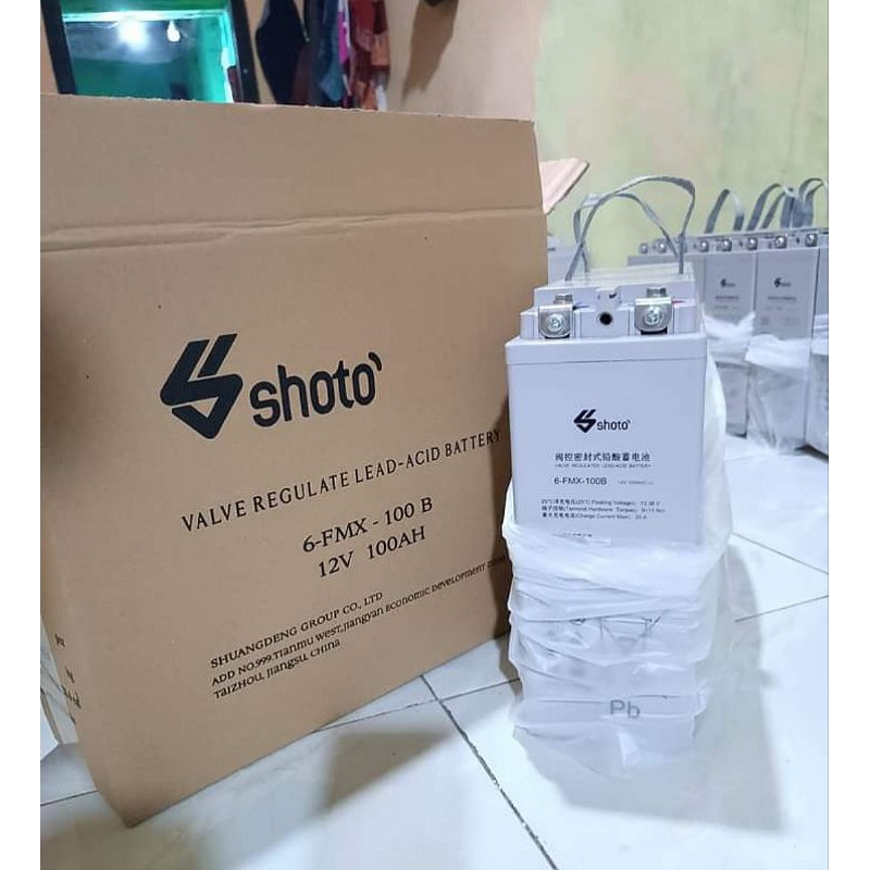 Battery VRLA 12 Volt 100 Amper ( SHOTO )