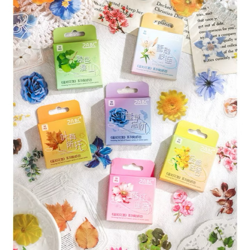 

Fallen Petals Scrapbook Sticker